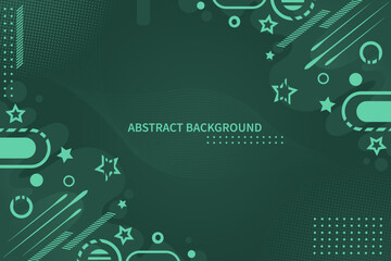 Colorful abstract shapes background. Creative concept, Geometric design