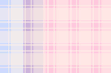 Seamless pastel color background of plaid pattern. Minimal concept, Flat style.
