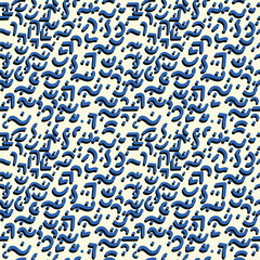 vector seamless illustration of random hand doodle particles
