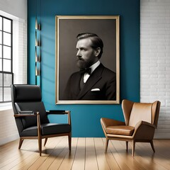 wall painting generative by AI technology