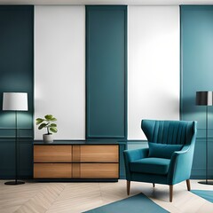 beautiful wall frame generative by AI technology