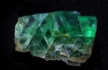 Fluorite crystal mineral