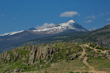 View of the gorge of the Chulyshman river.