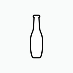 Bottle Icon. Beverage Symbol - Vector Logo Template