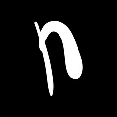 handwritten alphabetic letters, abcdefghijklmopqrstuvwxyz, isolated on black background, handwritten lettering style