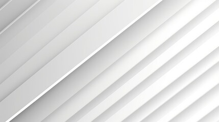 Obraz premium Amazing white abstract diagonal lines background. Geometric striped texture. Digital premium luxury silver BG. Business trendy modern. Seamless looped banner. Smooth and subtle, Generative AI