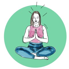 yoga lotus pose