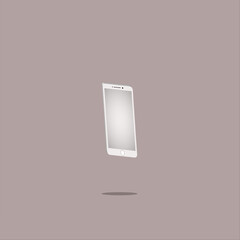 Vector Mobile Flat Design Animation Mock Up Simple Attractive EPS 10