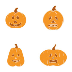 Pumpkin Handdrawn Design. Easy To Edit. EPS 10
