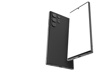 Smartphone isolated on white background