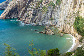 Playa del silencio in Asturias, Spain © laudibi