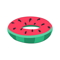 pool inflatable ring cartoon. circle lifesaver, round toy, tube beach pool inflatable ring sign. isolated symbol vector illustration