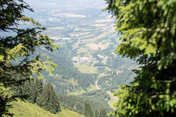 Mountains around Almaty Kazakhstan, Talgar gorge and ski resort Akbulak © Marat