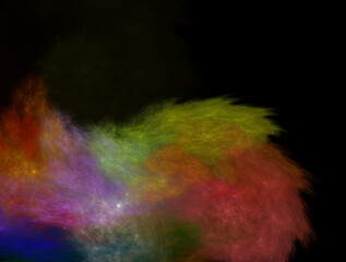 Imaginatory fractal abstract background Image