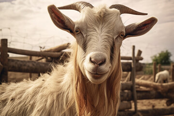 Goat on the farm. Goat on the farm. Goat on the farm