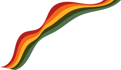 retro rainbow vector