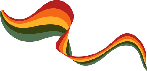 retro rainbow vector