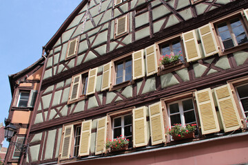 Fototapeta premium half-timbered house in colmar in alsace (france)