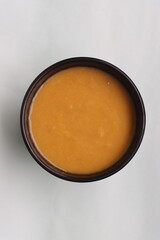 mushroom carrot soup, healthy appetizer