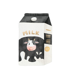 Watercolor Milk illustration