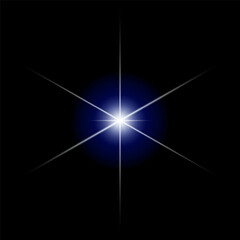 Blue color design with a burst. vector file included