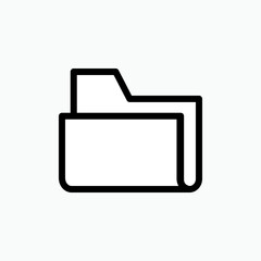 Folder Icon. Files, Archives Symbol.