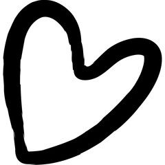 doodle heart for decoration, website, web, presentation, printing, banner, logo, poster design, etc.