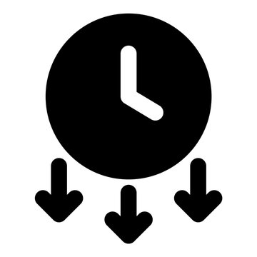 down time icon vector illustration asset element