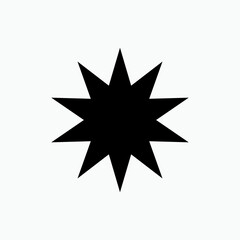 Star Icon - Vector, Sign and Symbol for Design, Presentation, Website or Apps Elements.   