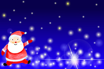 Happy New Year and Merry Christmas! Can be used as a postcard, internet banner or flyer.  Illustration has space for text , copy space