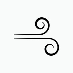 Wind Icon - Vector, Sign and Symbol for Design, Presentation, Website or Apps Elements