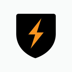 Lightning Icon. Thunderbolt Symbol. Charging Sign  - Vector.     