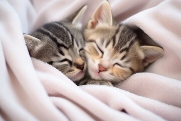 Cute kittens background 