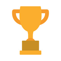 trophy sign symbol vector glyph color icon