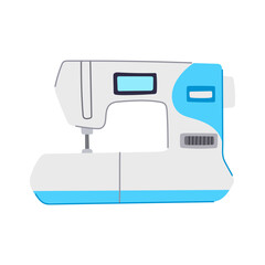 clothes sew machine cartoon. stitch ing, equipment dressmaker, garment hand clothes sew machine sign. isolated symbol vector illustration