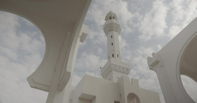 The floating mosque or masjid Bibi FatimaJeddah  Saudi Arabia