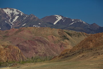 Martian landscapes of the Altai highlands.