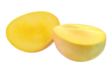mango slice isolated transparent png