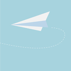 Paper airplanes designs Think differently, leadership, trends, creative solution and unique way concept. Be different.