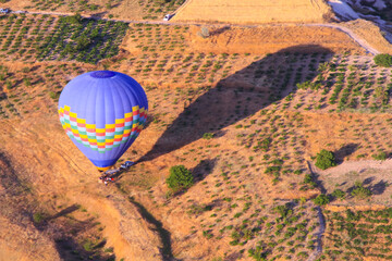 The great tourist attraction of Cappadocia - balloon flight. Cappadocia is known around the world...