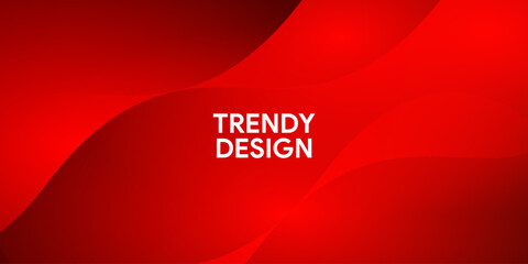 Abstract modern red curve background
