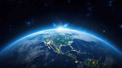 Fototapeta na wymiar Space: Planet Erde