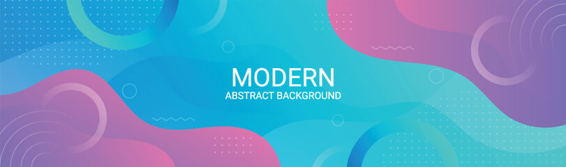 Modern abstract background with colorful gradient and geometric element