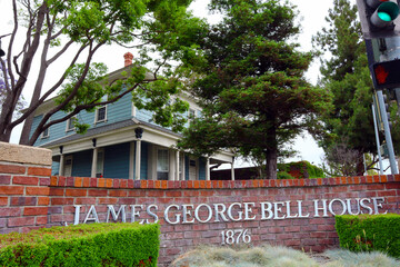 BELL (Los Angeles County), California: Museum of James George Bell House 1876, the Historic home of...