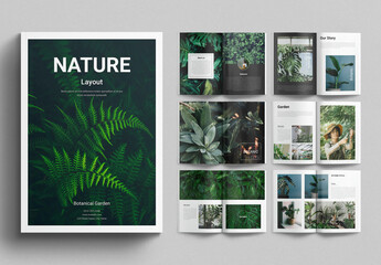 Natural Layout Magazine Template