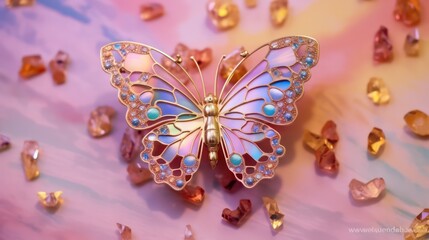 3d butterfly and butterfly tumbler wrap