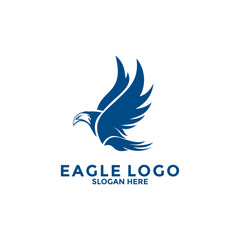 Fototapeta premium Eagle Bird Logo Vector Template. Eagle Logo Icon, Business Logo Concept