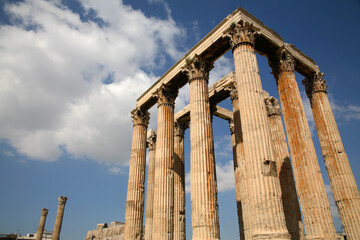 The Temple of Olympian Zeus, Athens, Greece - obrazy, fototapety, plakaty