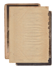 Bunch of old photos with stains and scratches background