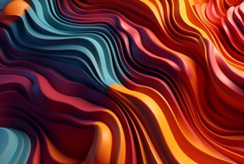 Obraz premium colorful 3d modern abstract background. generative ai